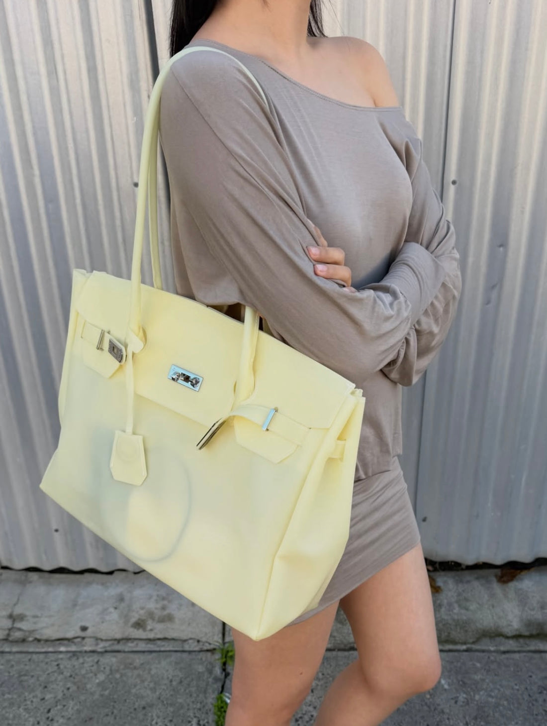 Alicia Structured Top Handle Satchel