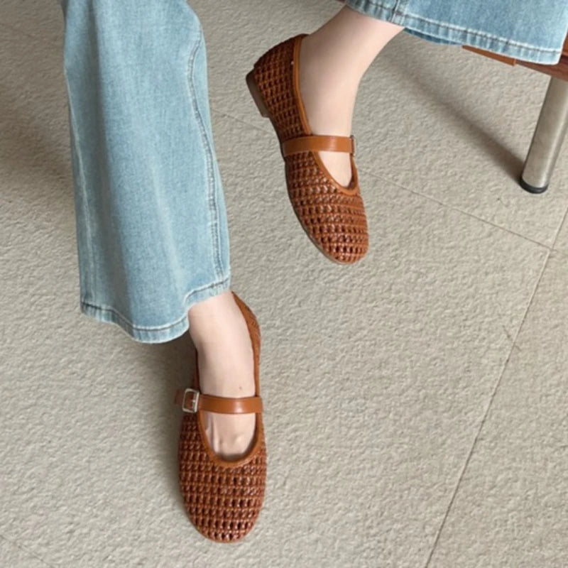 Sophia Mesh Ballet Flat