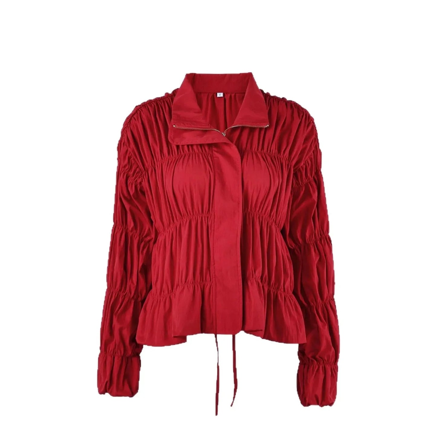 Ellie Ruched Zip Jacket