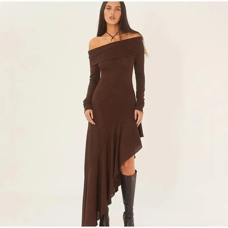 Elena Ruffle Maxi Dress