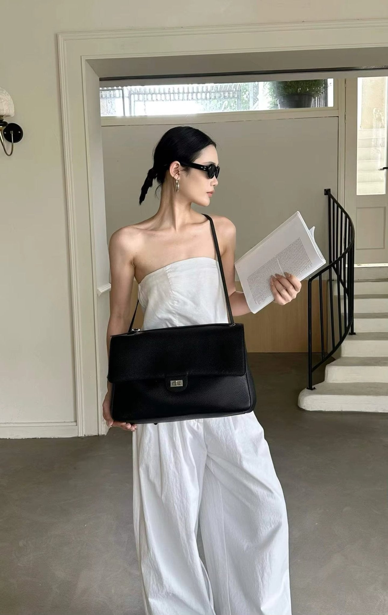 Eva Chevron Crossbody Bag