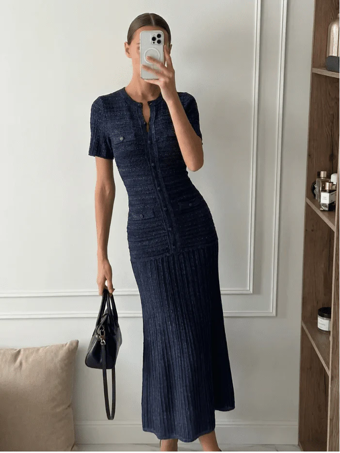 Sadie Sequin Knit Maxi Dress