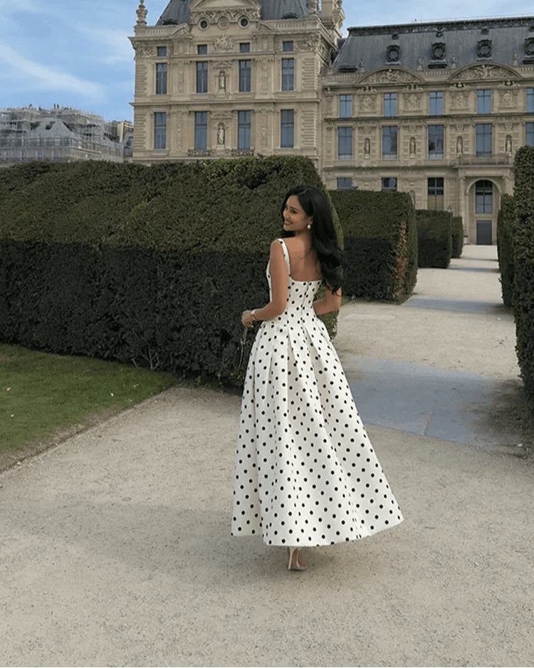 Petra Polka Dot Midi Dress
