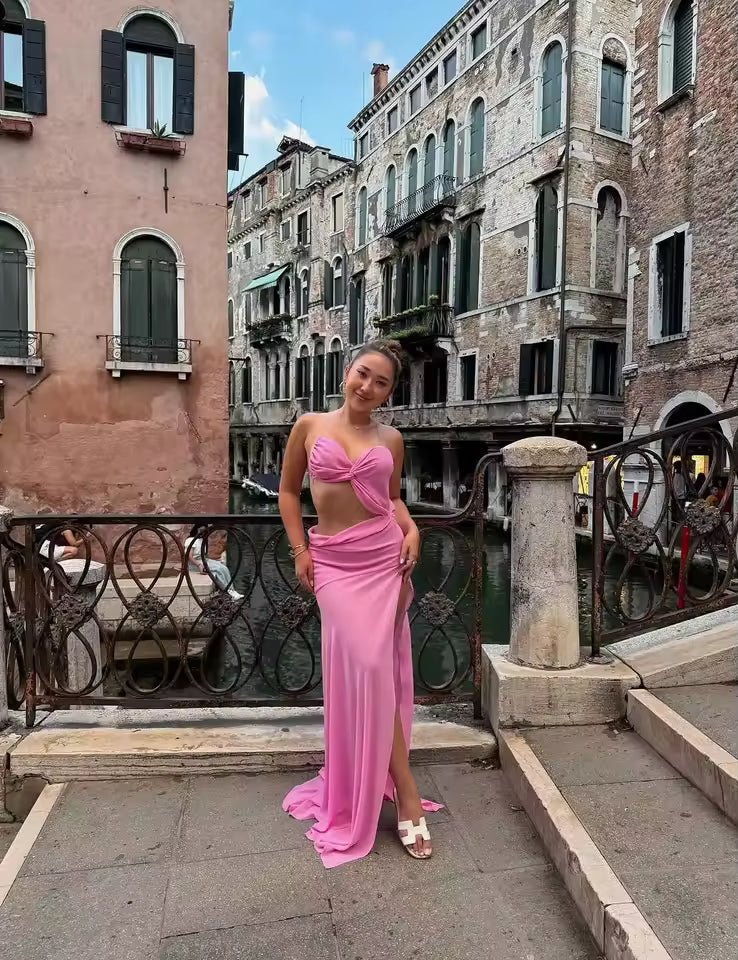 Bethany Twist Cut Out Maxi Dress