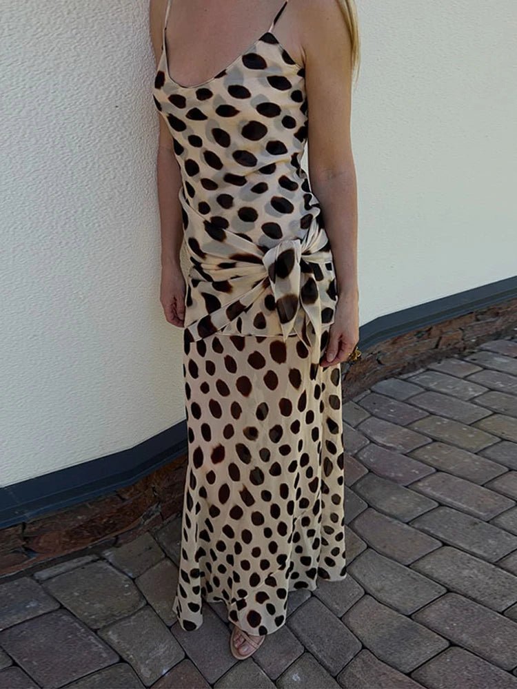 Natasha Printed Slip Dress