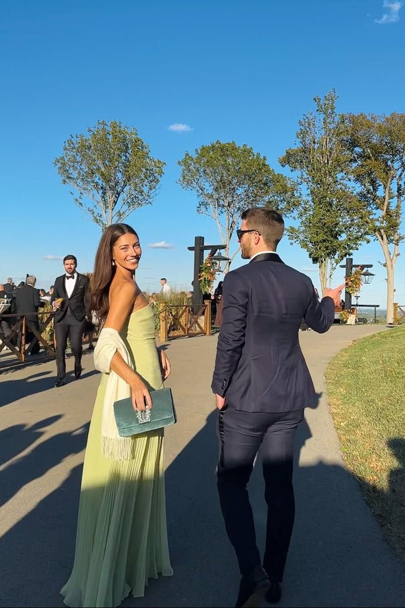 Barbra Strapless Maxi Dress