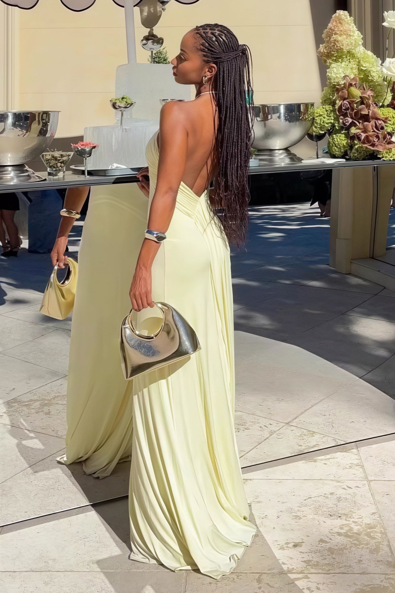 Effie Halter Mermaid Maxi Dress