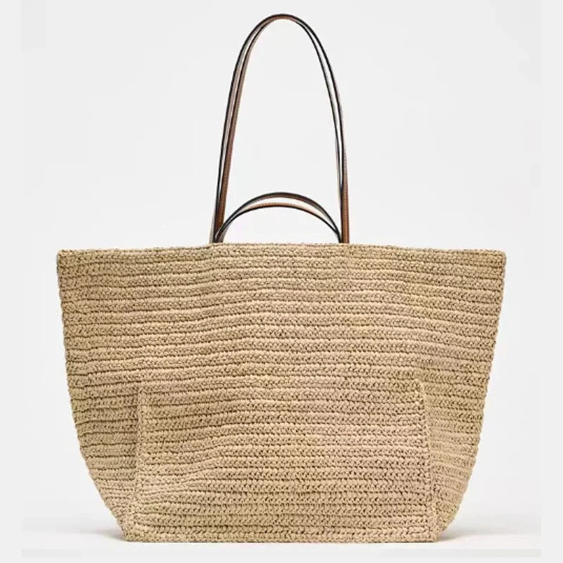 Margot Woven Straw Tote