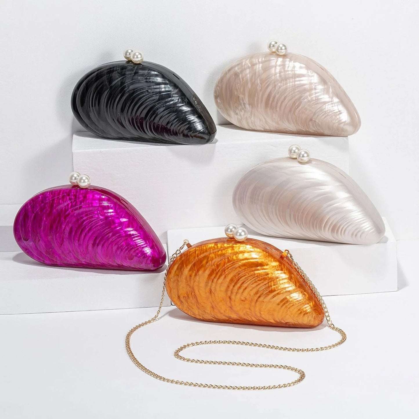 Sophia Shell Clutch