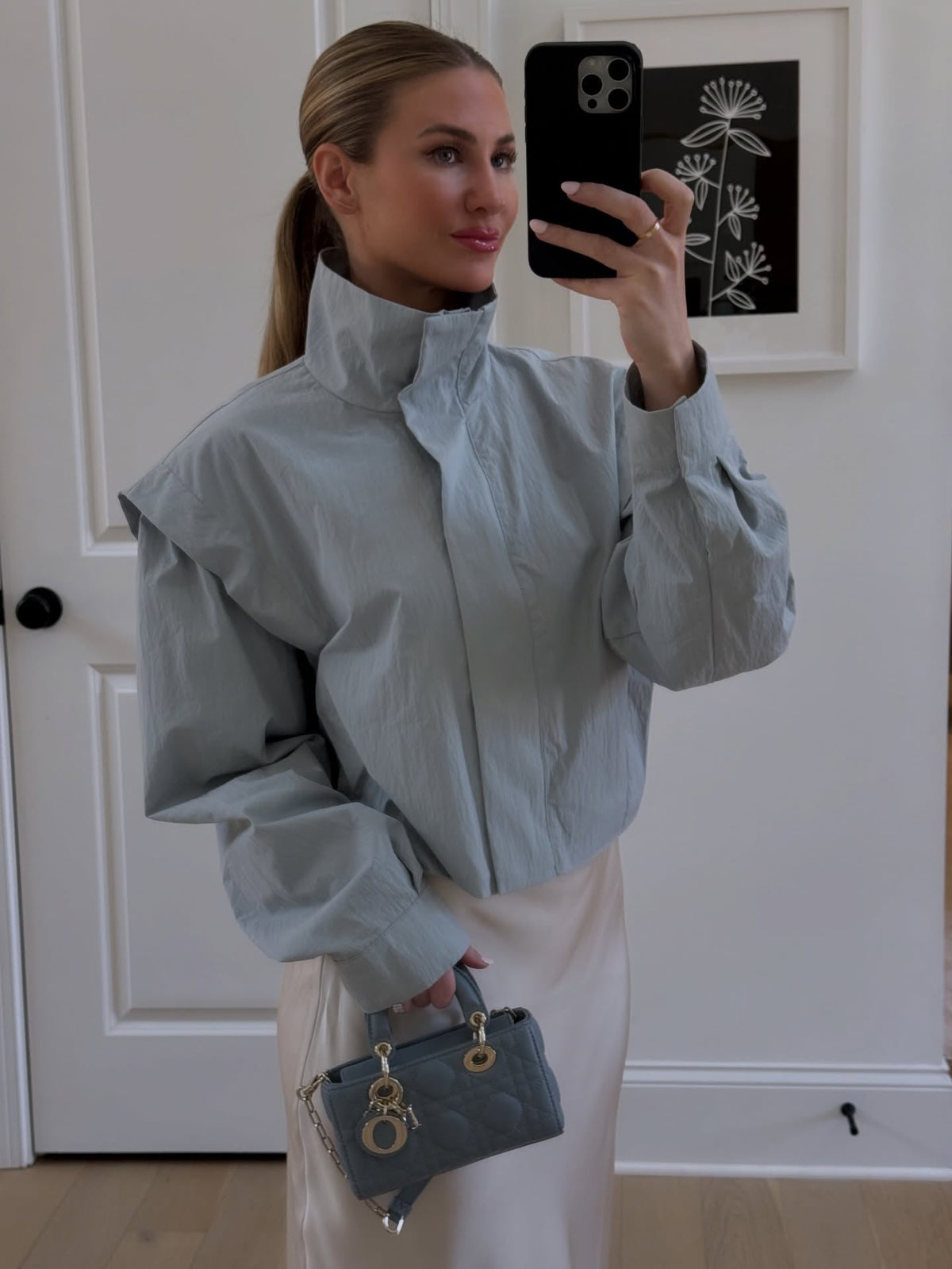Natalie Cropped Windbreaker Jacket
