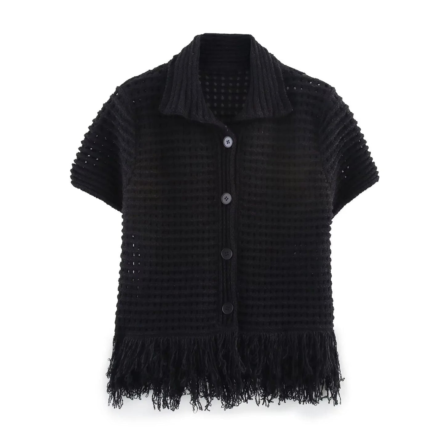Demetra Knitted Tassel Skirt Set