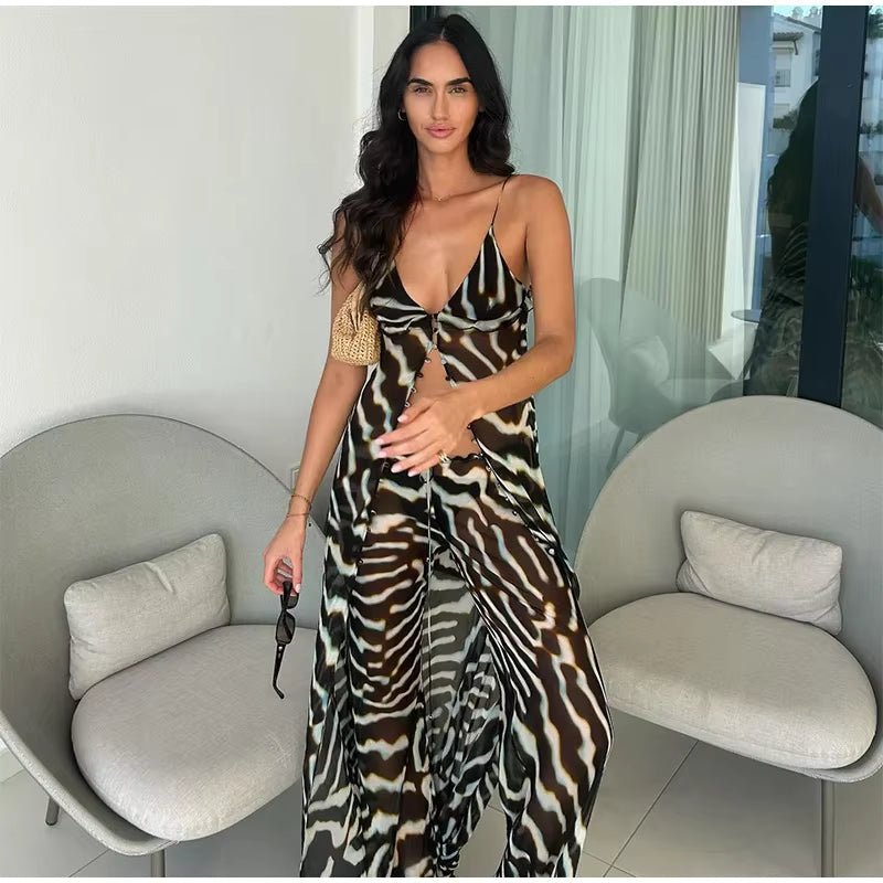 Andrea Zebra Two-Piece Set