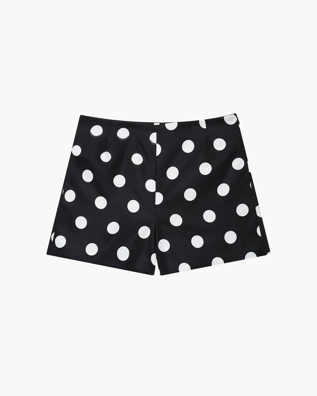 Marjorie Polka Dot High-Waisted Mini Shorts