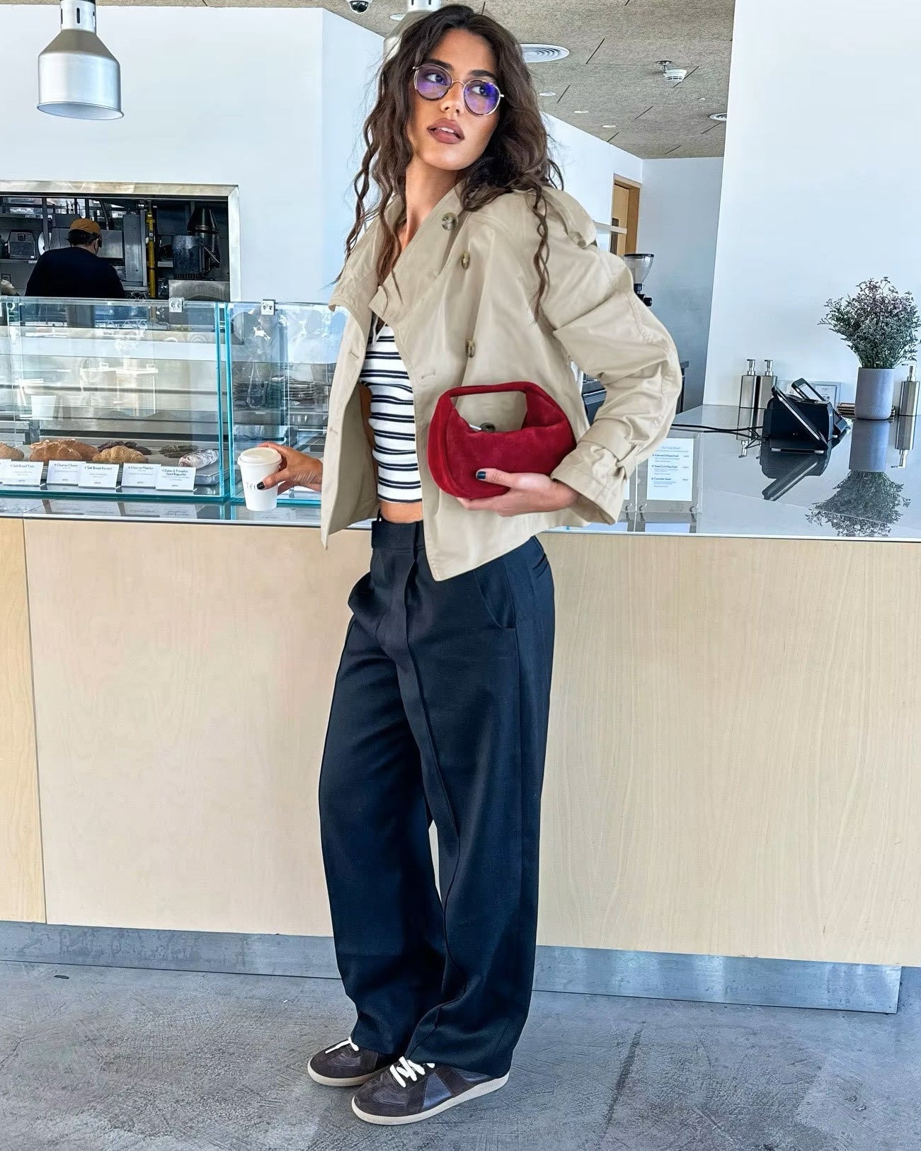 Amelie Belted Trench Coat