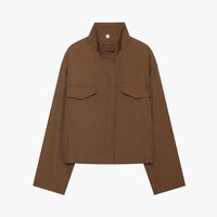 Amelie Brown Zip Jacket