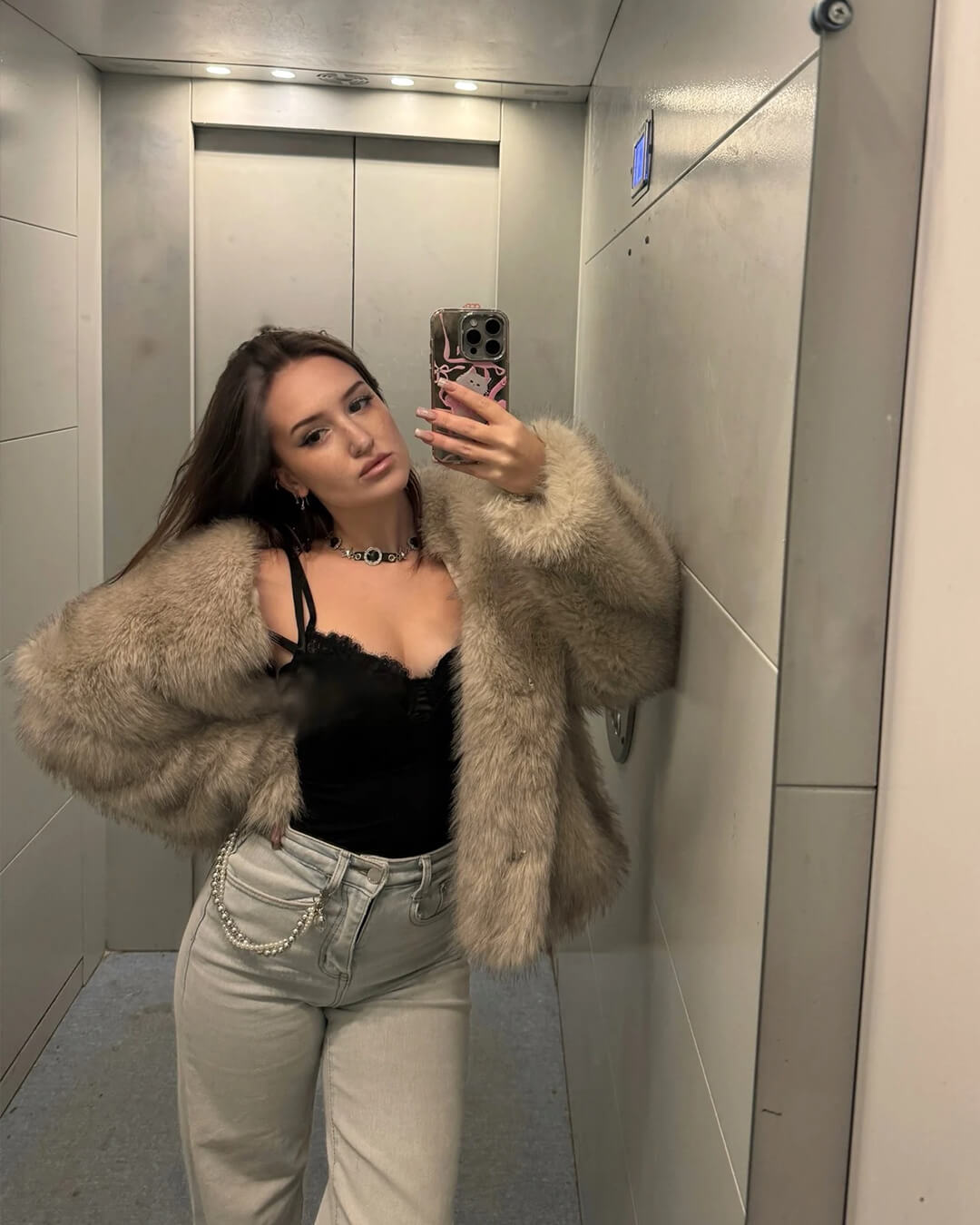 ZEYA - Antonia Faux Fur Jacket