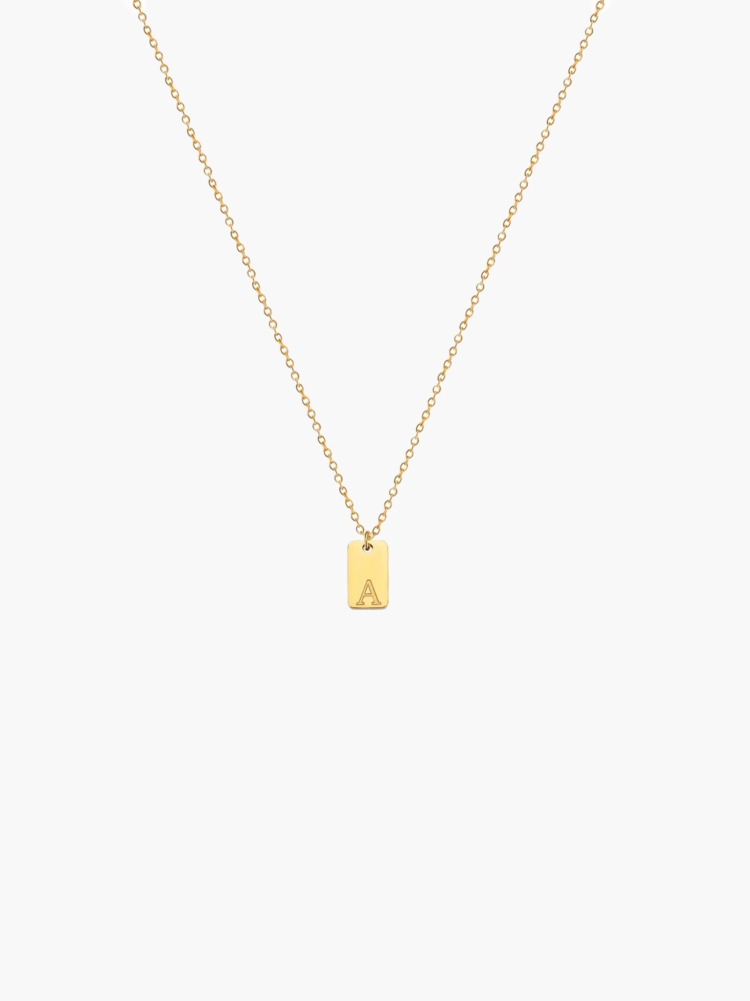 ZEYA - Bella Initial Pendant Necklace
