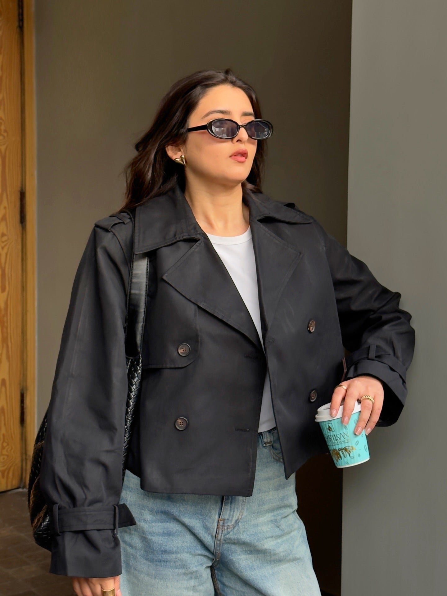 ZEYA - Bettany Cropped Trench Coat