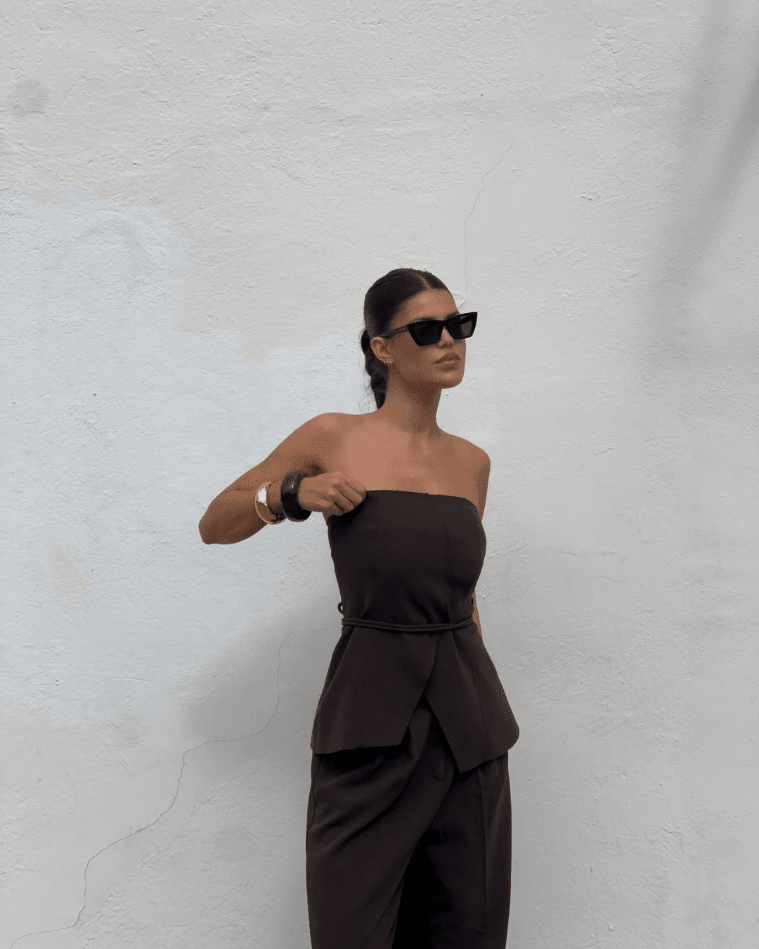 ZEYA - Blair Strapless & Wide Leg Two-Piece Set
