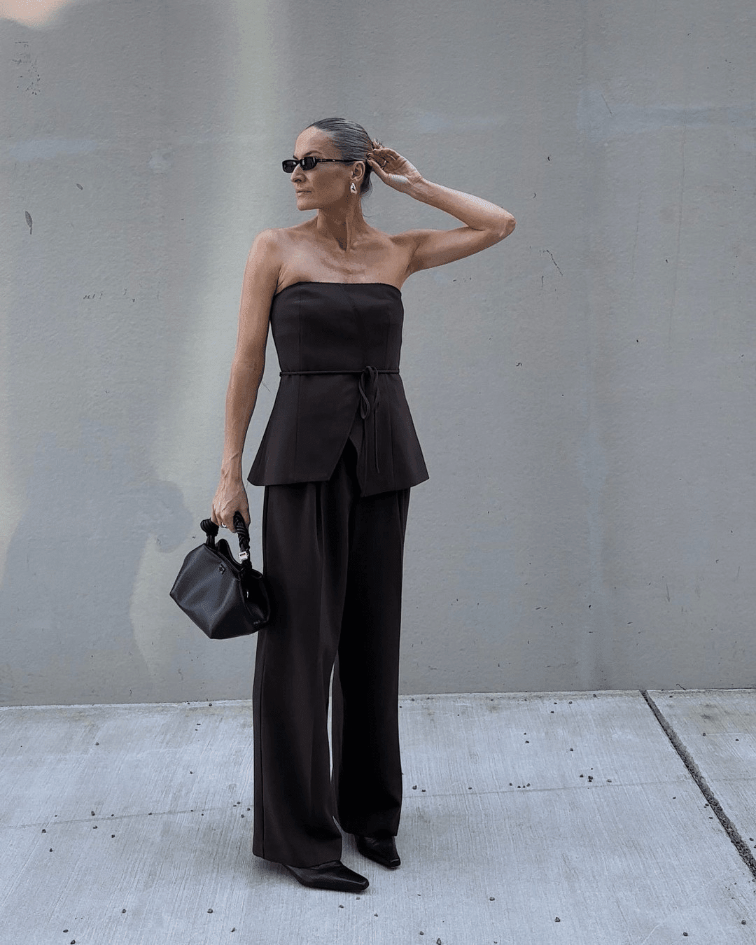 ZEYA - Blair Strapless & Wide Leg Two-Piece Set