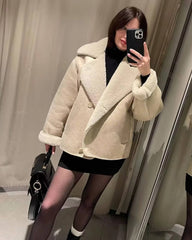 Blythe Sherpa Faux Leather Jacket