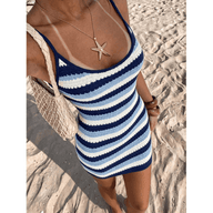 Calla Striped Mini Dress