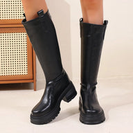 Charlee Knee High Leather Boots