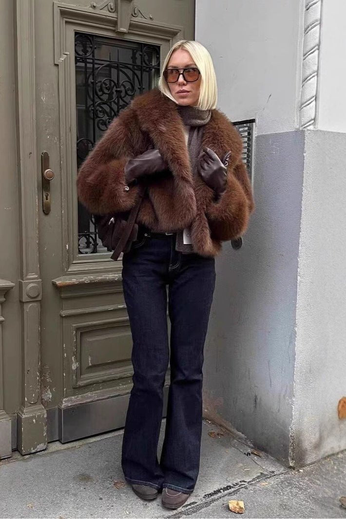 ZEYA - Clarisse short faux fur Coat