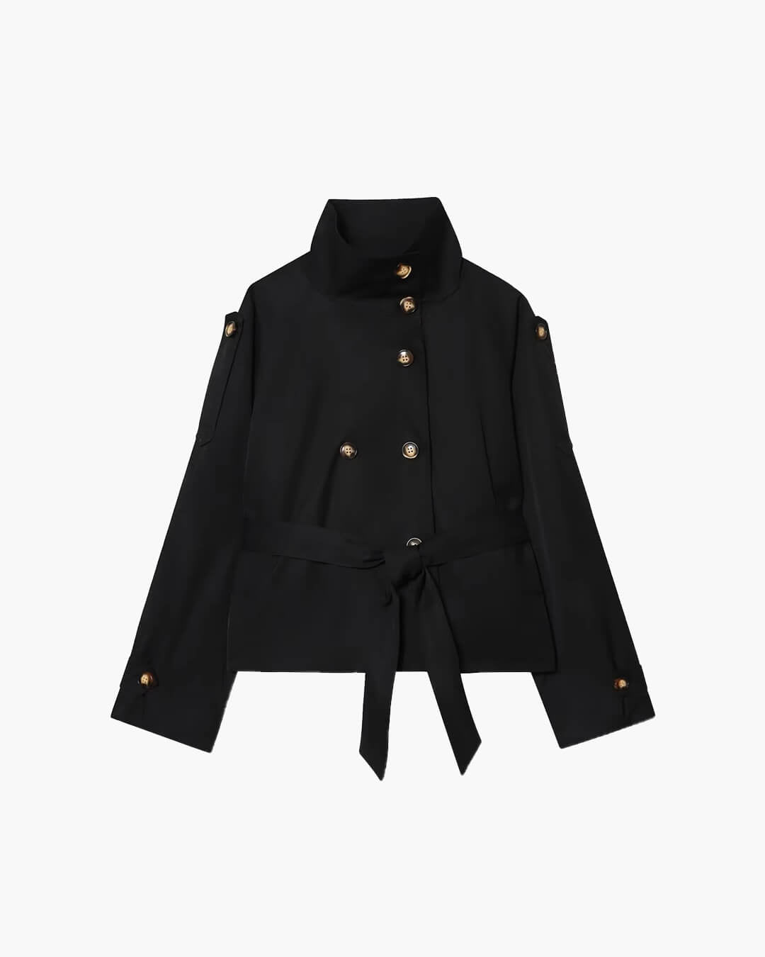 ZEYA - Daphne Cropped Trench Coat