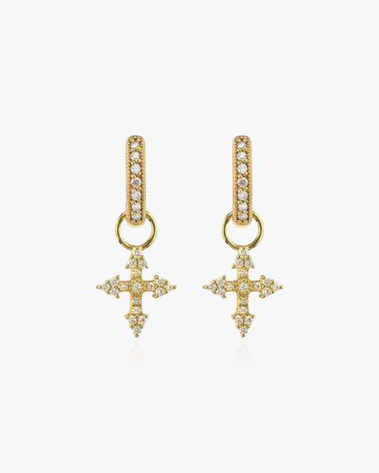 ZEYA - Divina Cross Earrings