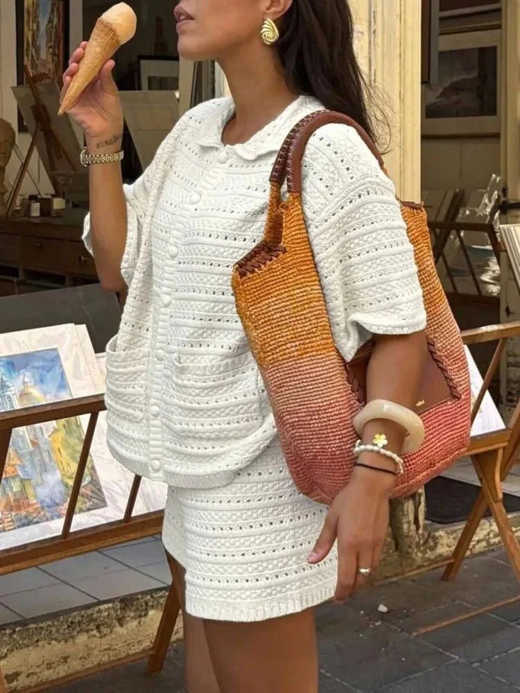 ZEYA - Elena Knitted Two - Piece Summer Set