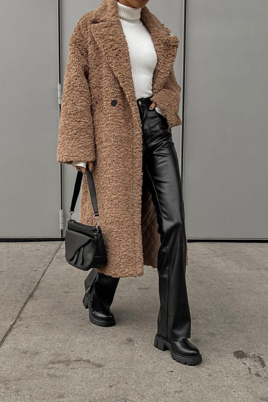 ZEYA - Eleonore Long Teddy Coat