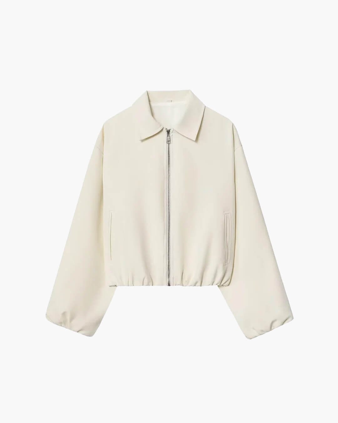 ZEYA - Ellaria Puff Sleeve Bomber Jacket