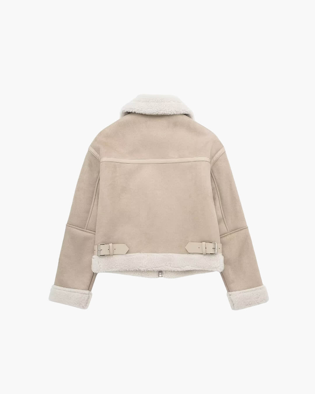 ZEYA - Elodie Suede Faux Fur Jacket