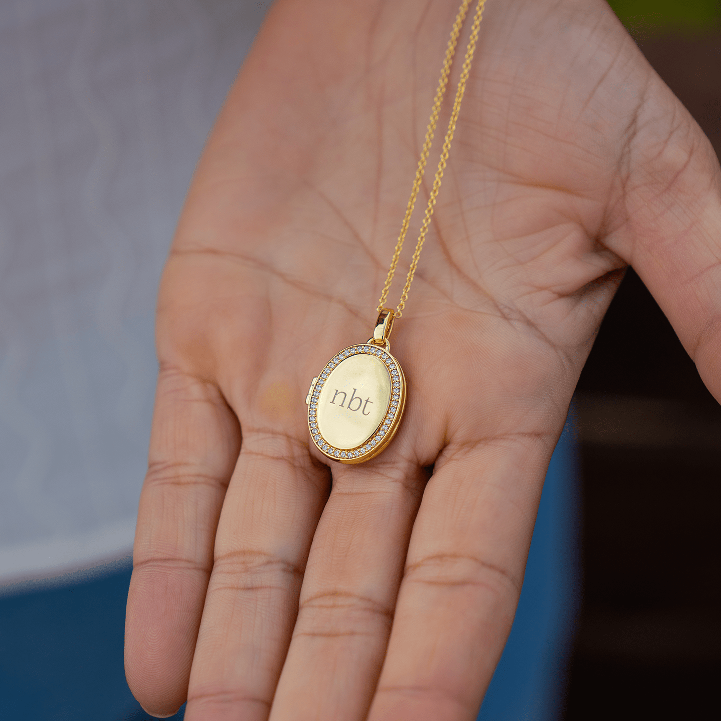 ZEYA - Faye Locker Necklace