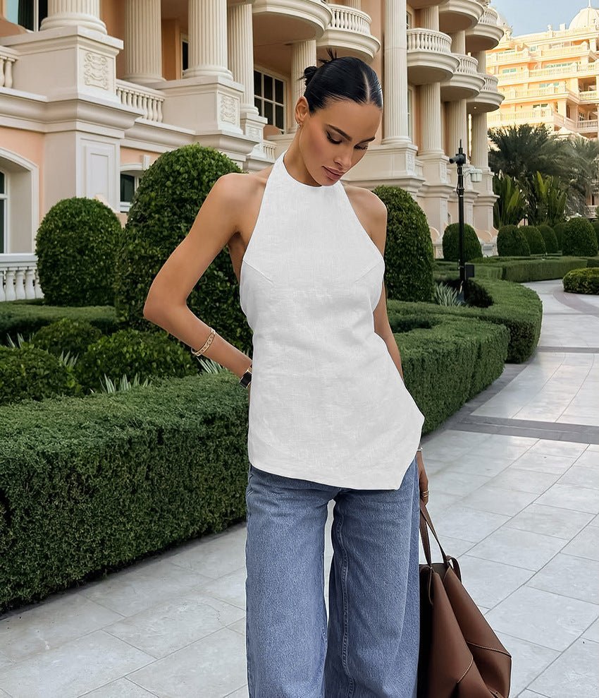 ZEYA - Felice Halter Neck Backless Top