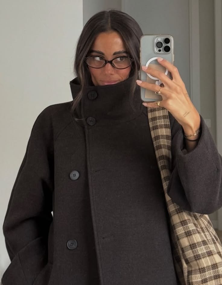 ZEYA - Feline Long Belted High Collar Coat