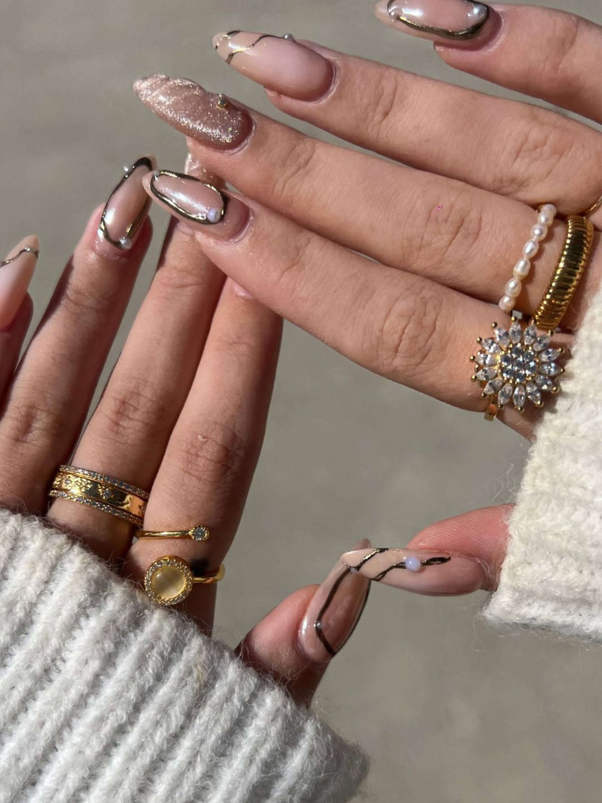 ZEYA - Flower Spinner Ring