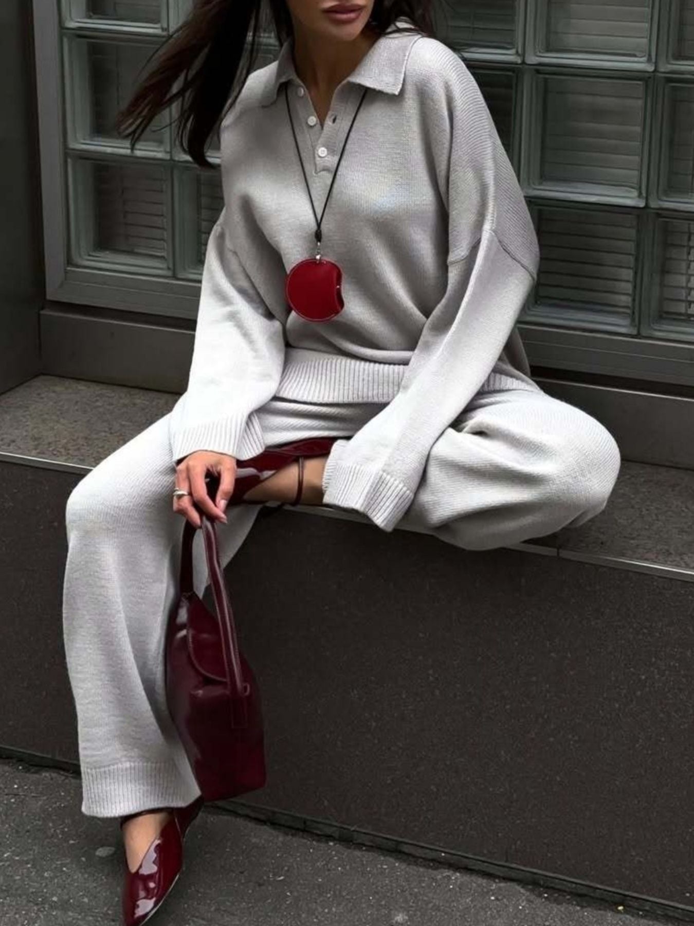 ZEYA - Francely Knit Loungewear Set