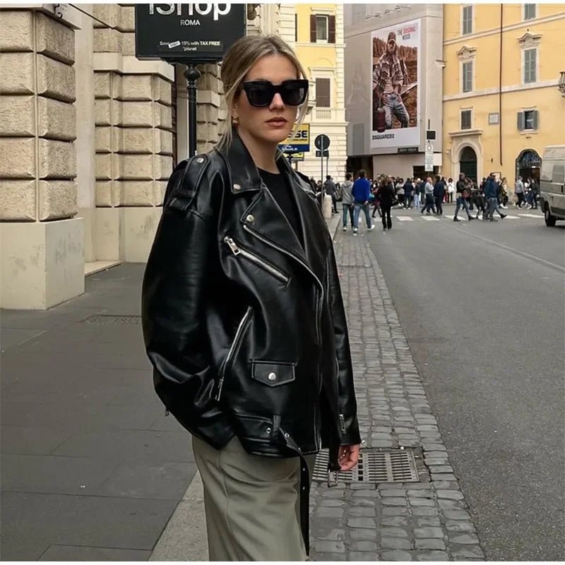 ZEYA - Gaea Biker Leather Jacket