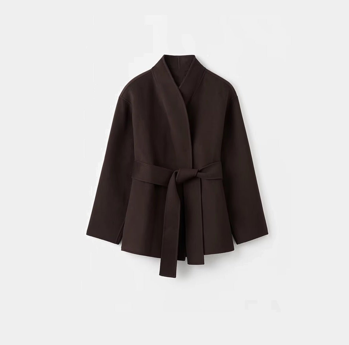 ZEYA - Hazeline Belted Oversized Wrap Coat