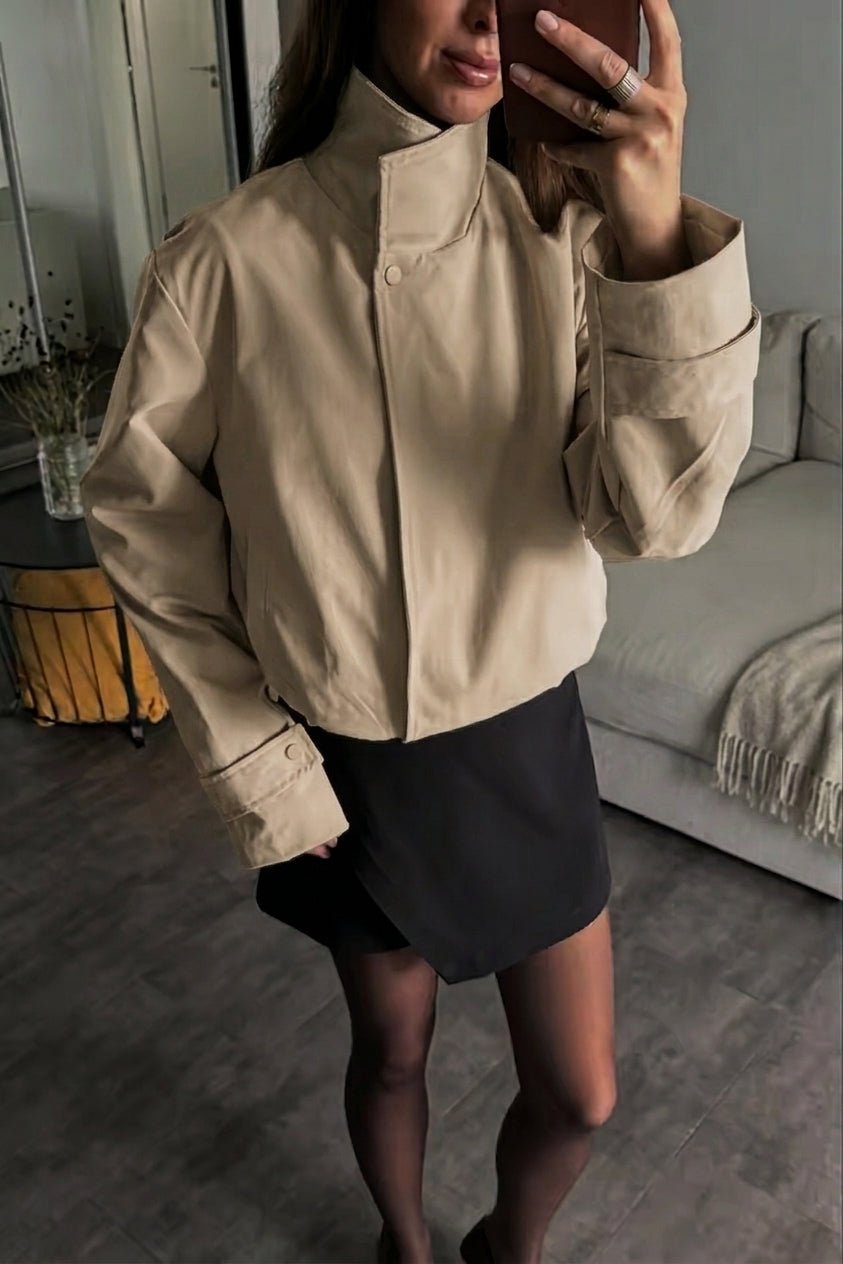 ZEYA - Helena Cropped Bomber Jacket