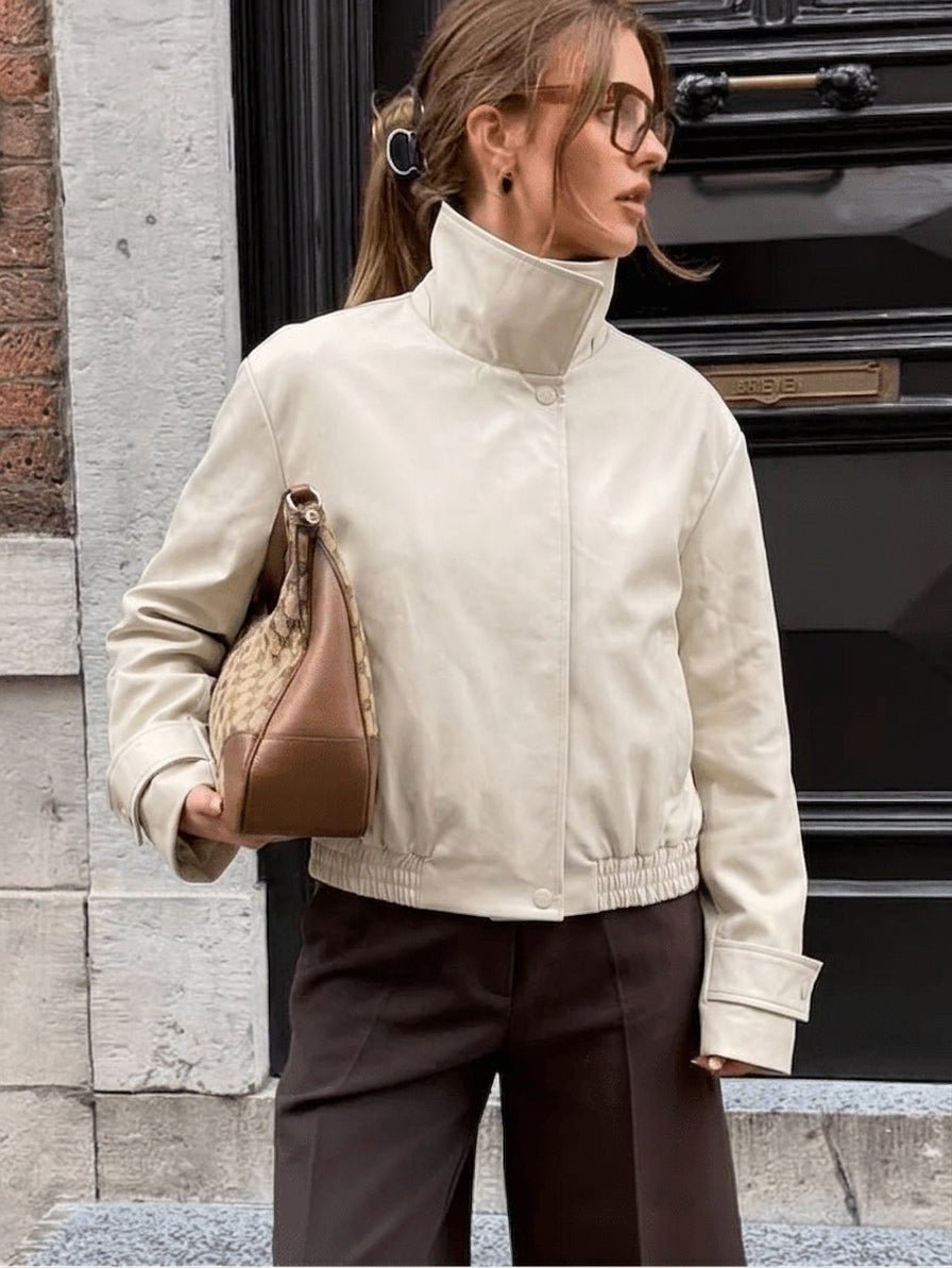 ZEYA - Helena Cropped Bomber Jacket