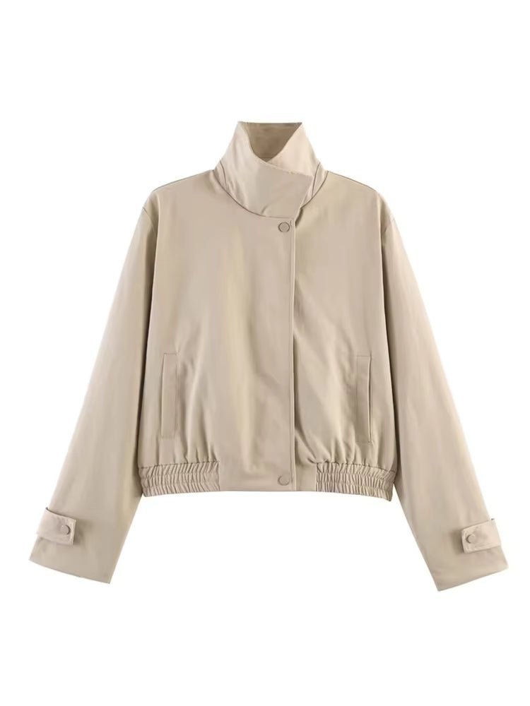 ZEYA - Helena Cropped Bomber Jacket