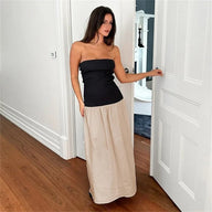 Jane Contrast Maxi Dress
