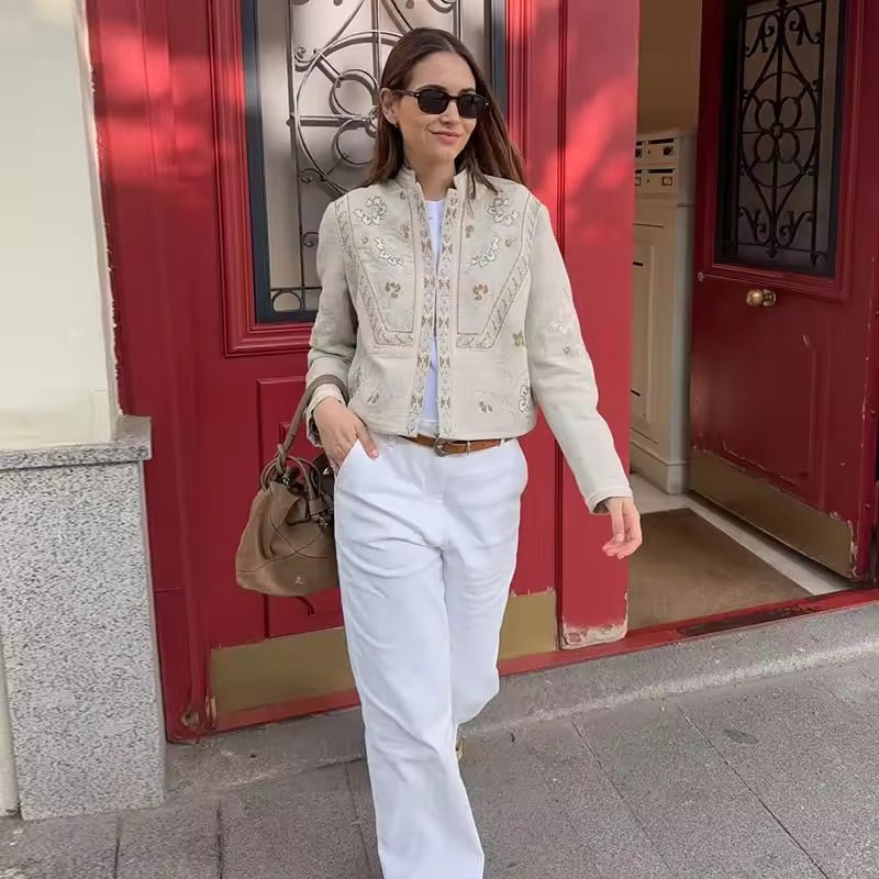 ZEYA - Jenny Floral Cropped Jacket