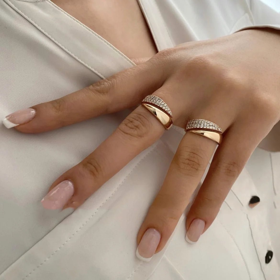 ZEYA - Jessica Pave Zirconia Ring