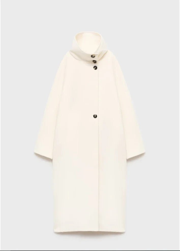 ZEYA - Julia Stand Collar Long Coat