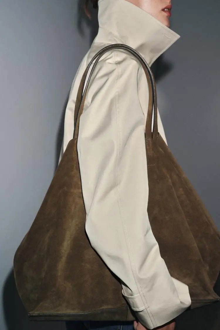 ZEYA - Keira Large Suede Tote Bag