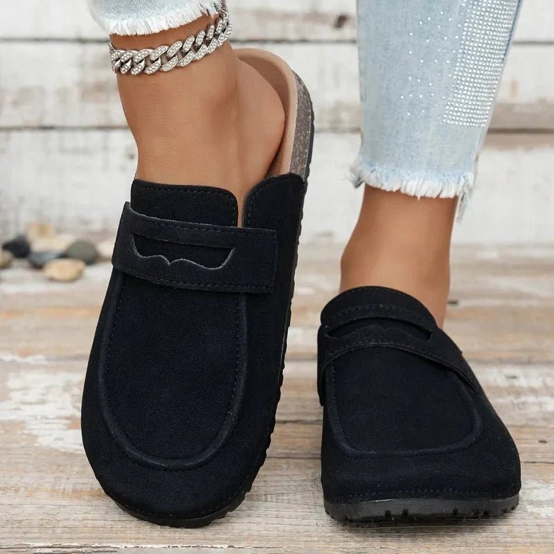 ZEYA - Klea Cork Suede Mules